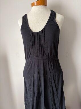 Black Sleeveless Scoop Neck Knit Dress Sized Medium light for Summer